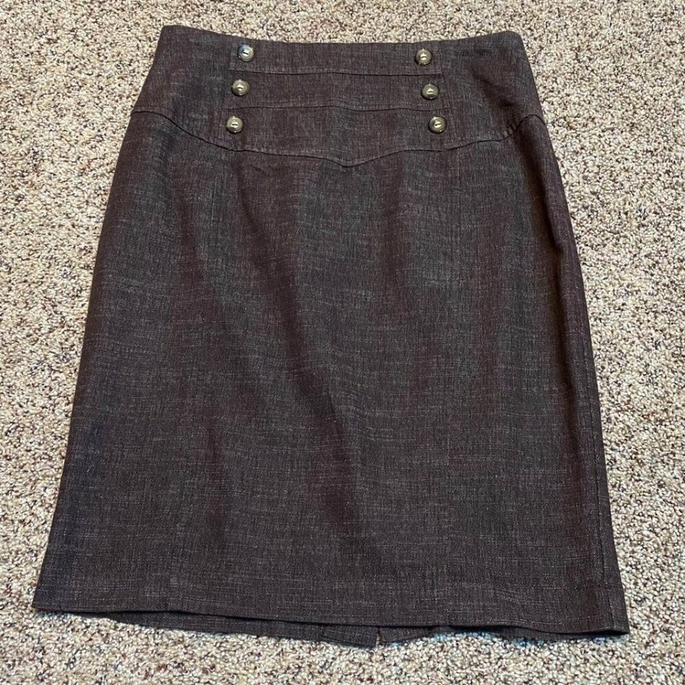 Brown juniors size 9 pencil skirt BCX good for interviews or work